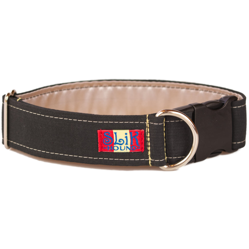 Designer Brown and Black Dog Collar Luxury Brown Leather Dog Collar, Designer Dog Collar With  main image 3
