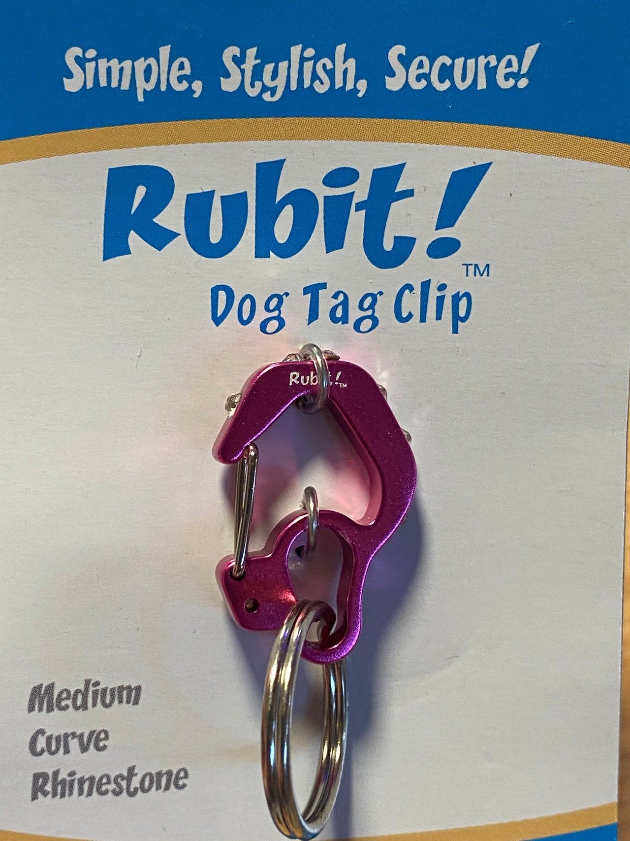 Medium Curve Clip Pink