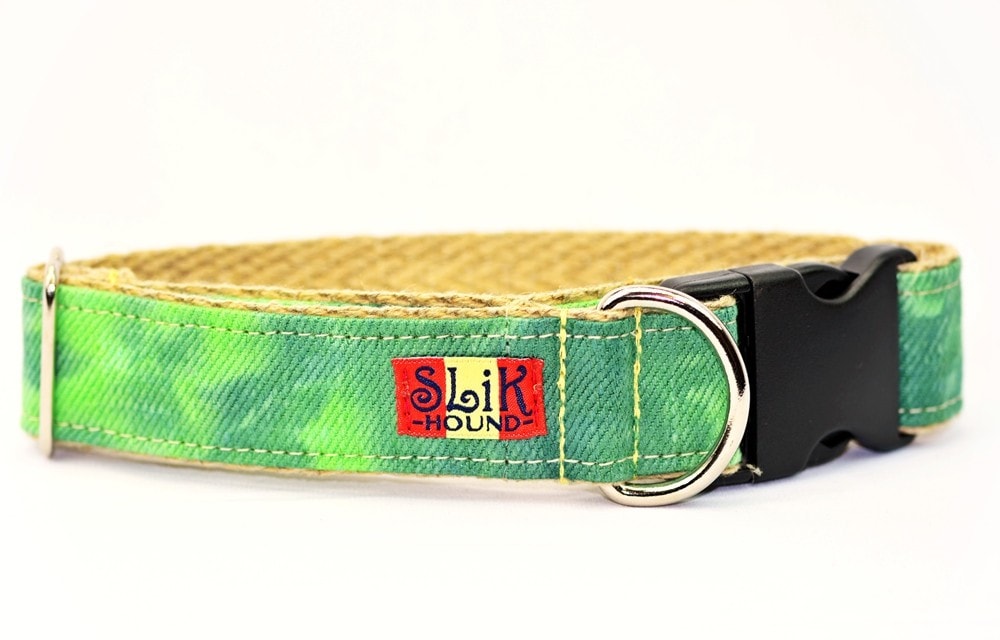 Green Envy Cannabis Dog Collar - SLiK Hound Dog Collar - Dog Collar [shop-name] - SLiK Hound Dog Collar - quality dog collar [product-type] - best dog collar Dog Collar - long lasting dog collar 
