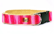 Carnival Pink Cannabis Dog Collar - SLiK Hound Dog Collar - Dog Collar [shop-name] - SLiK Hound Dog Collar - quality dog collar [product-type] - best dog collar Dog Collar - long lasting dog collar 
